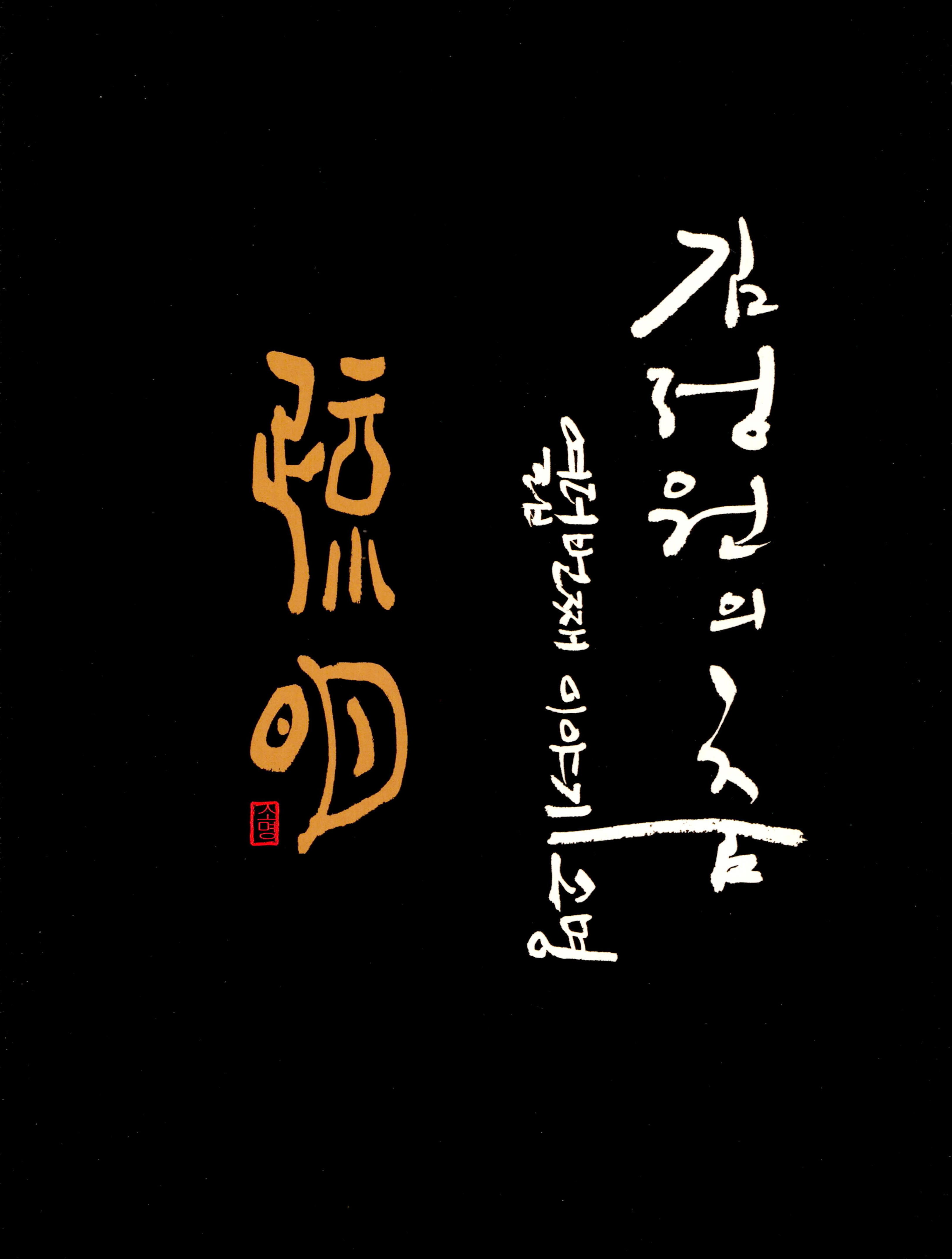 김정원의 춤 "여덟번째 이야기 소명(疏明)"