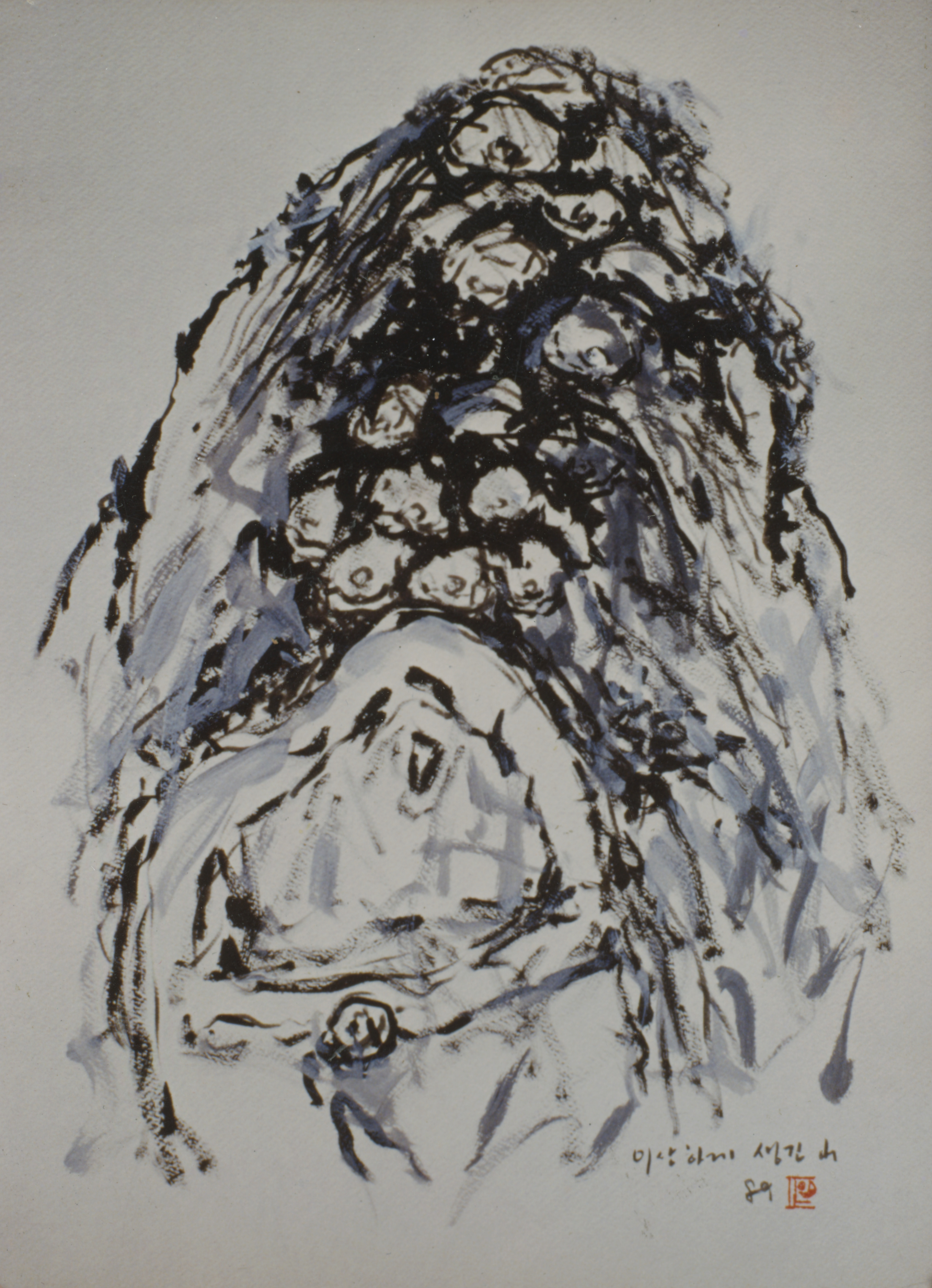 <이상하게 생긴 山(산)> 인화사진