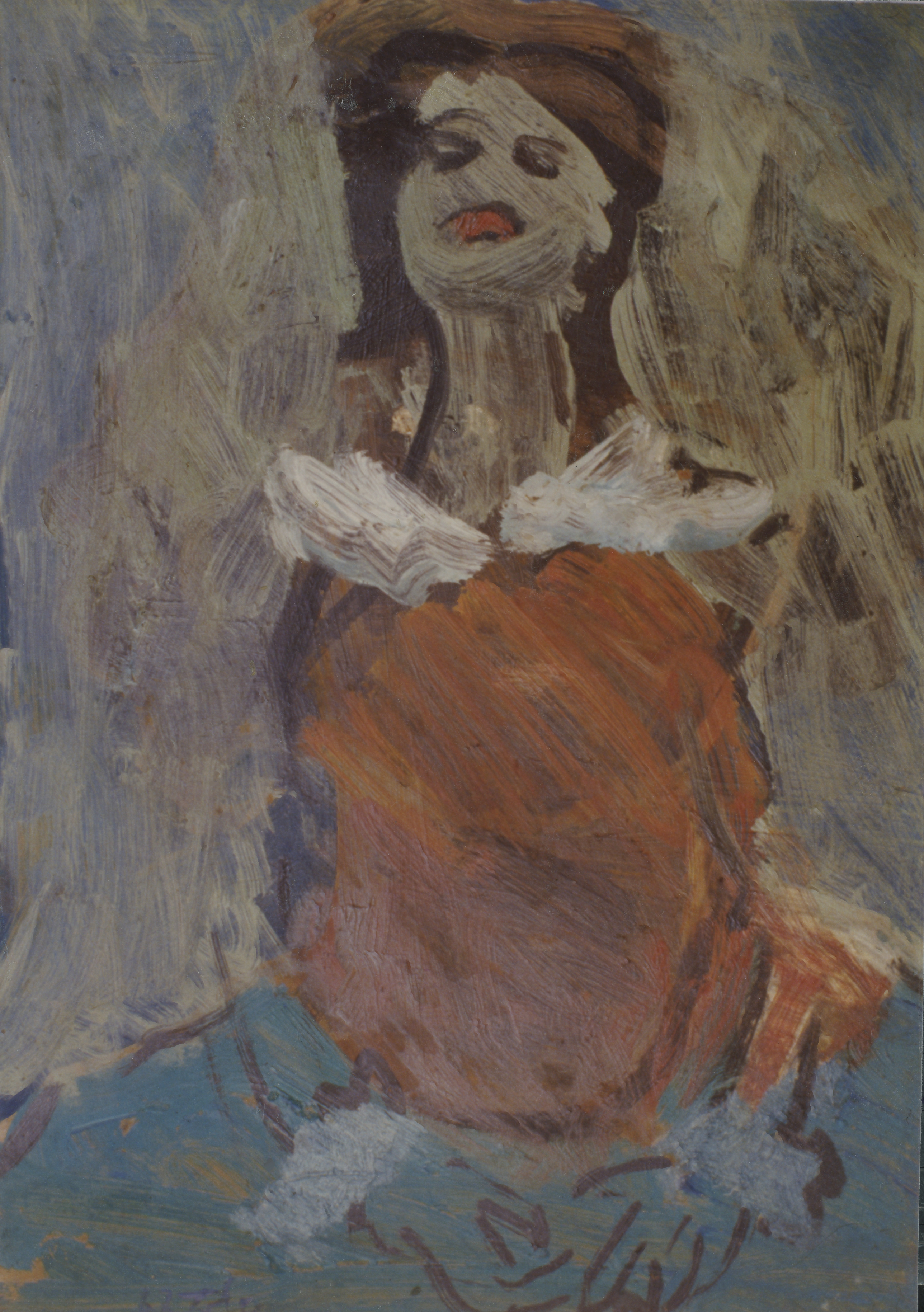 연구실적노트 스크랩 자료 1 <뻐기는 소녀> 인화사진