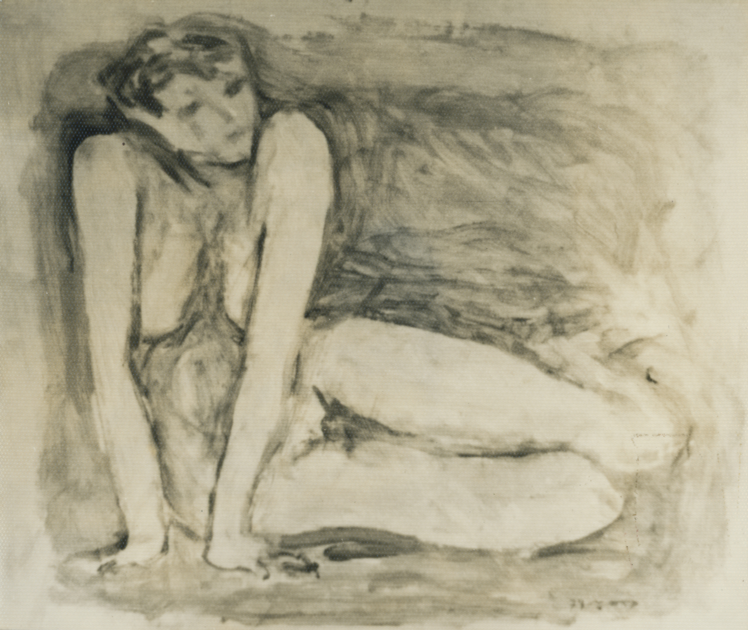 연구실적노트 스크랩 자료 3 <누드 드로잉> 인화사진