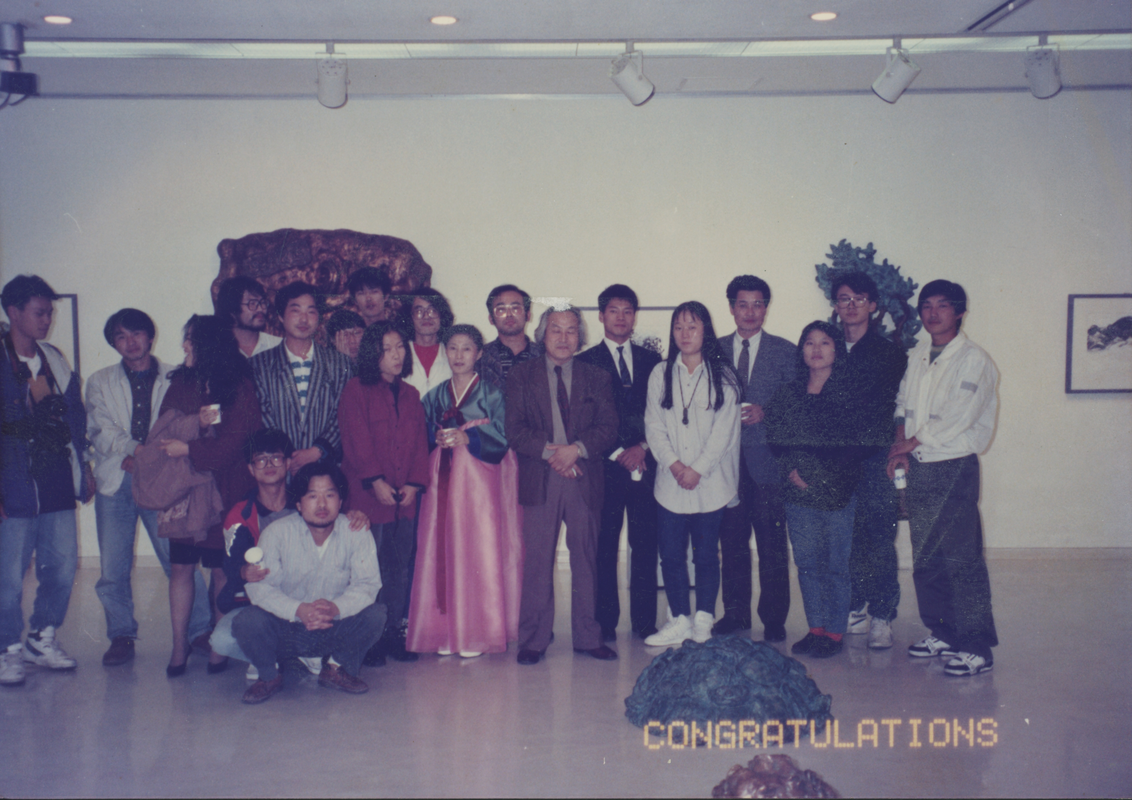 《金正明展(김정명전)》 전시회(1990.10.18-1990.10.26) 인화사진