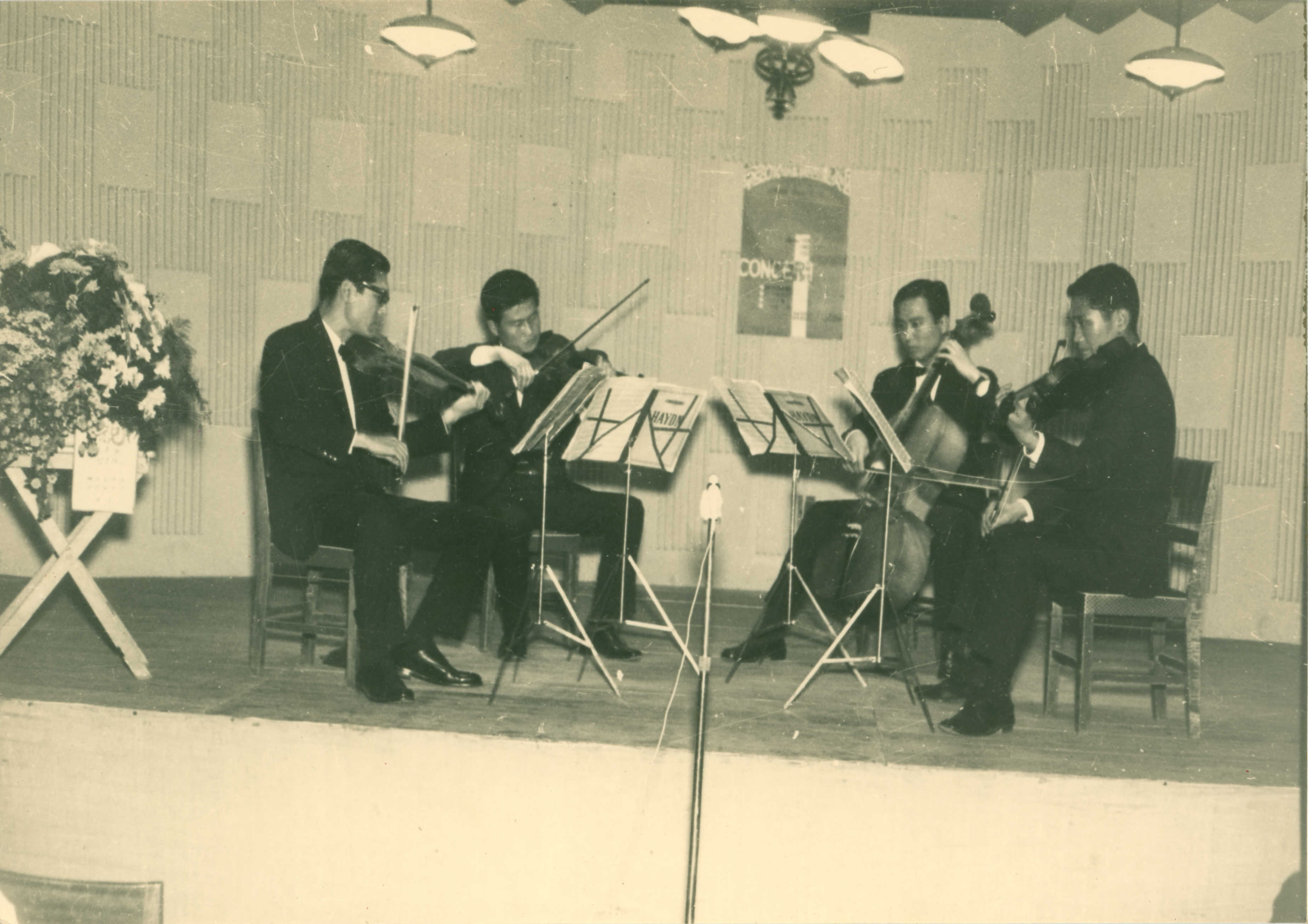 《후로이데 현악 4중주단 연주회》 인화사진