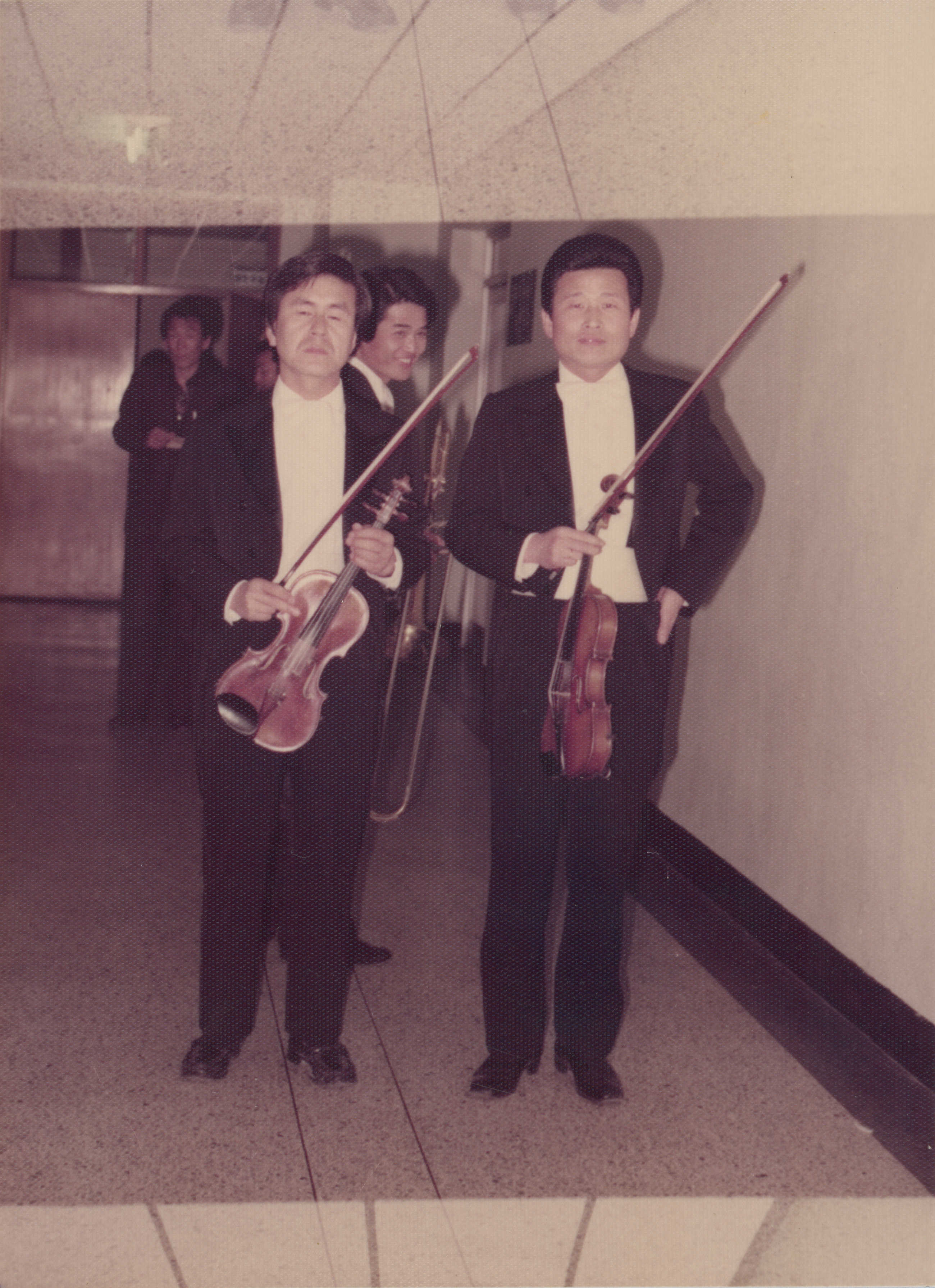바이올린 듀오 인화사진