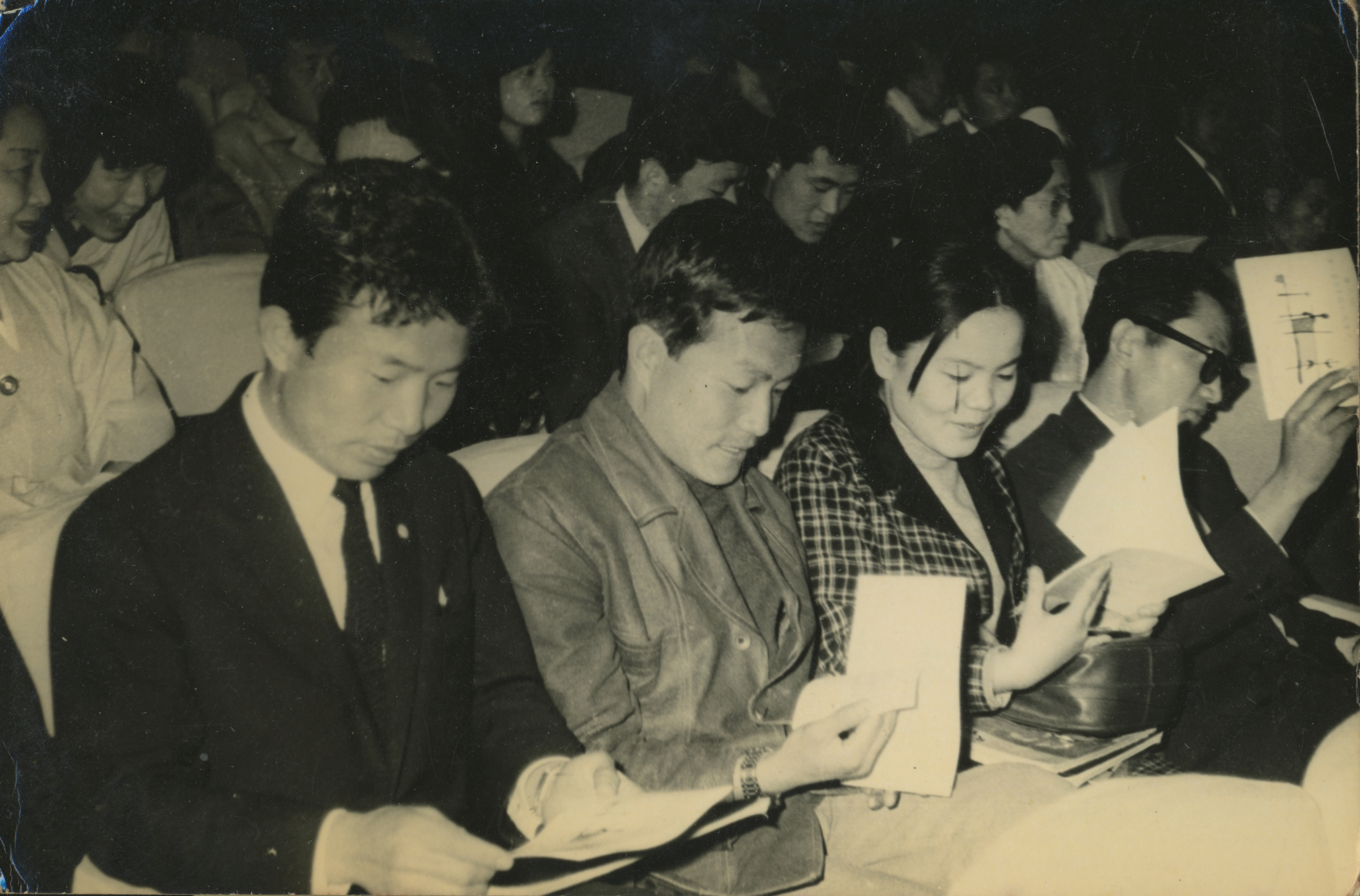 국립극장 신인예술상 시상식에서 인화사진