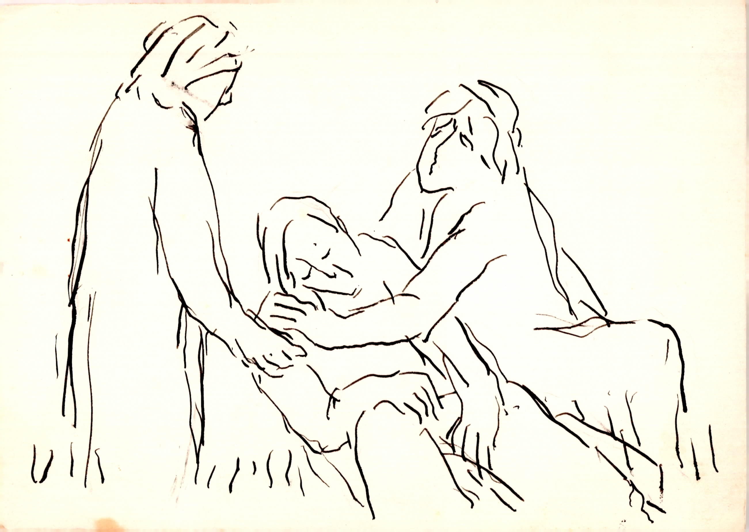 山中(산중)눈보라 스케치 제목 미상(7)