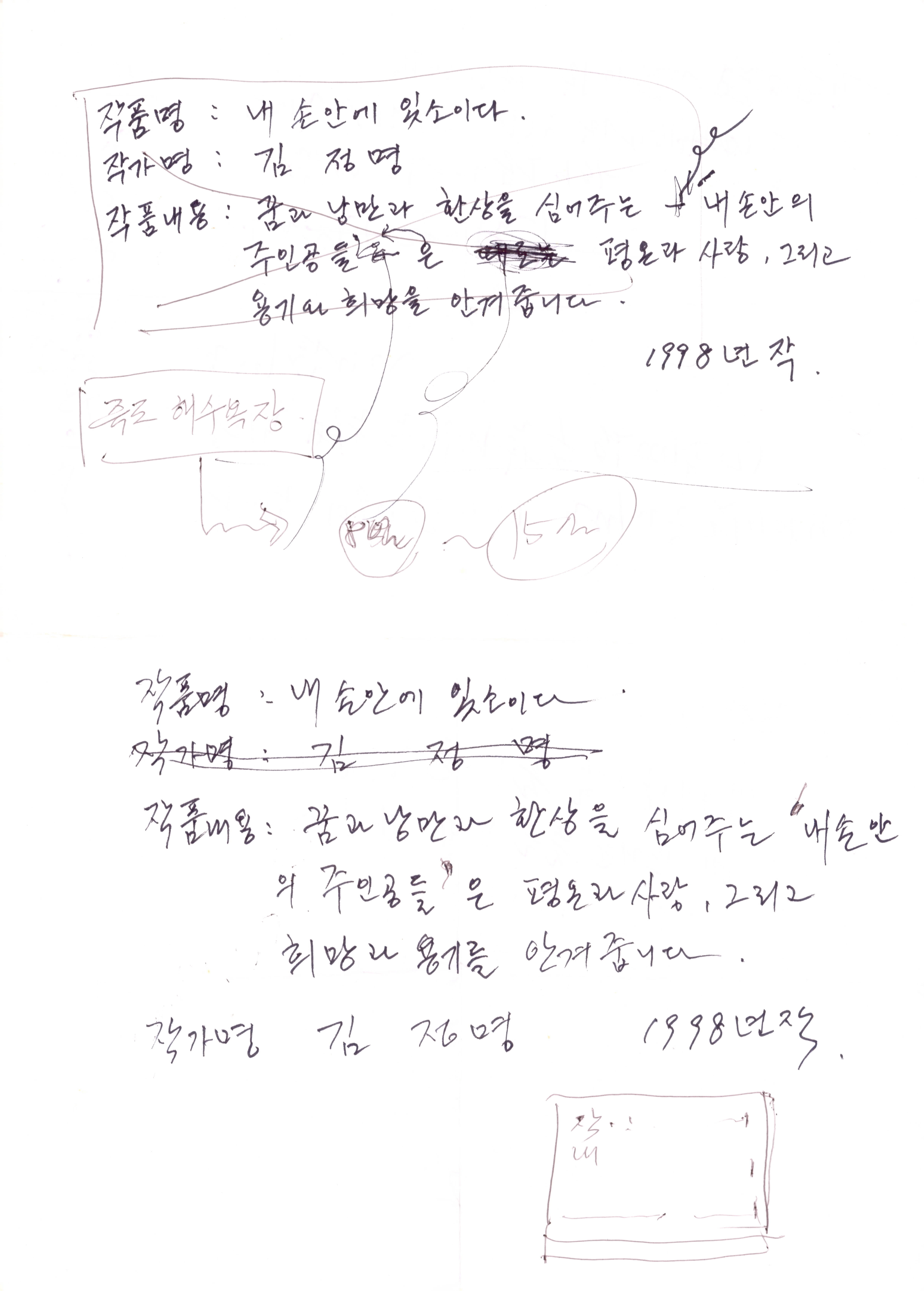 김정명 필기 스크랩 자료 Ⅰ
