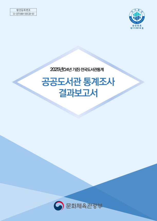 2025년 공공도서관 통계조사 결과보고서