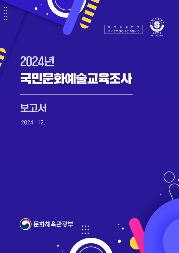 2024년 국민문화예술교육조사