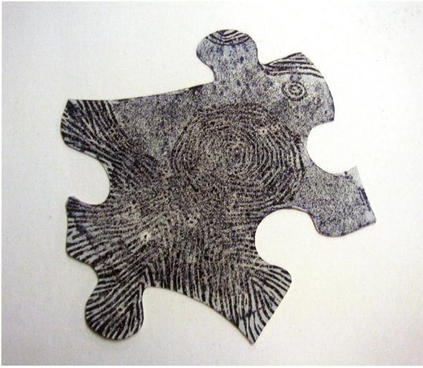 전보미 - 퍼즐, 28*28cm wood cut