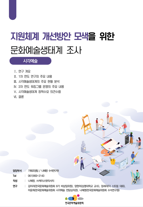 지원체계 개선방안 모색을 위한 문화예술생태계 조사(시각예술)