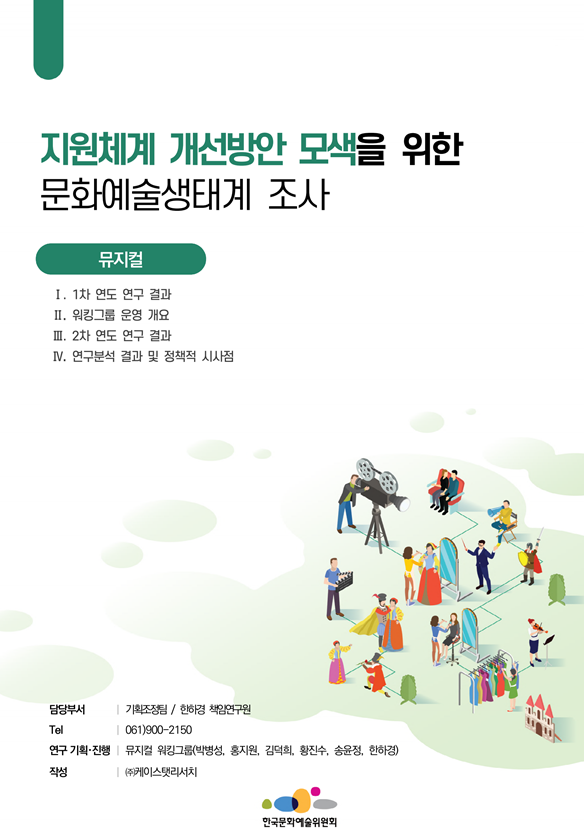 지원체계 개선방안 모색을 위한 문화예술생태계 조사(뮤지컬)