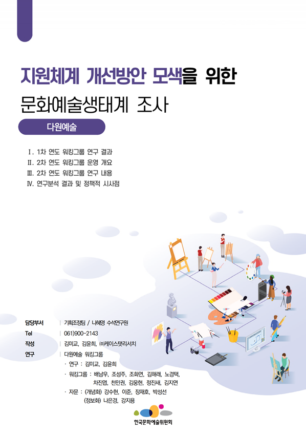 지원체계 개선방안 모색을 위한 문화예술생태계 조사(다원예술)