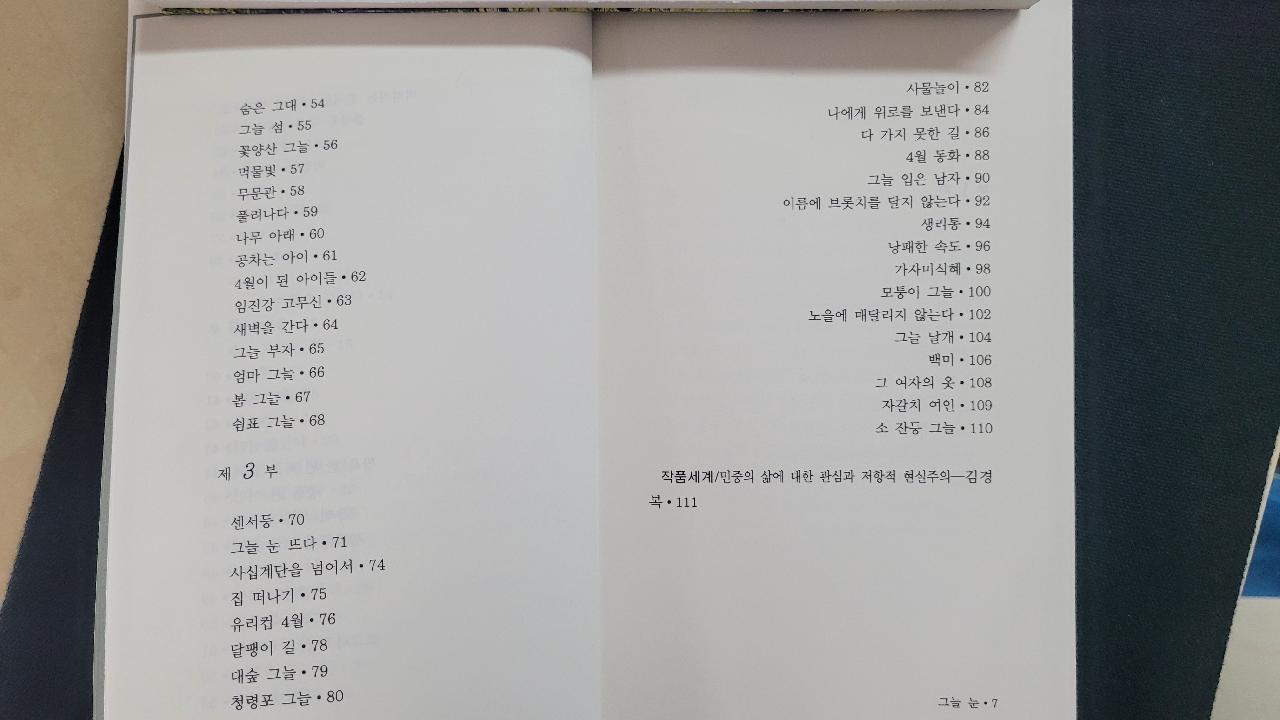 그늘 눈